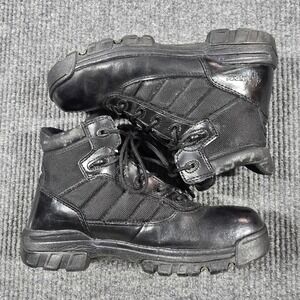 Bates Tactical Duty Boots Mens Size 7.5 Black Leather Combat Work Lace Up E02262